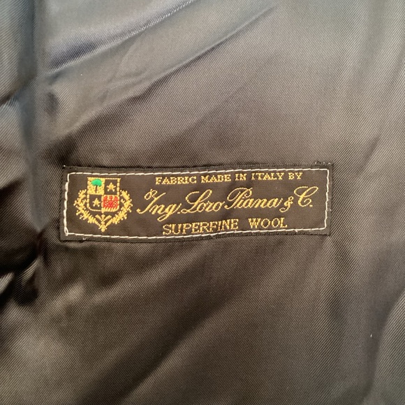 Cinzia Rocco Loro Piana Superfine Black Wool Coat Italy Wrap Trench Capsule - Picture 10 of 15